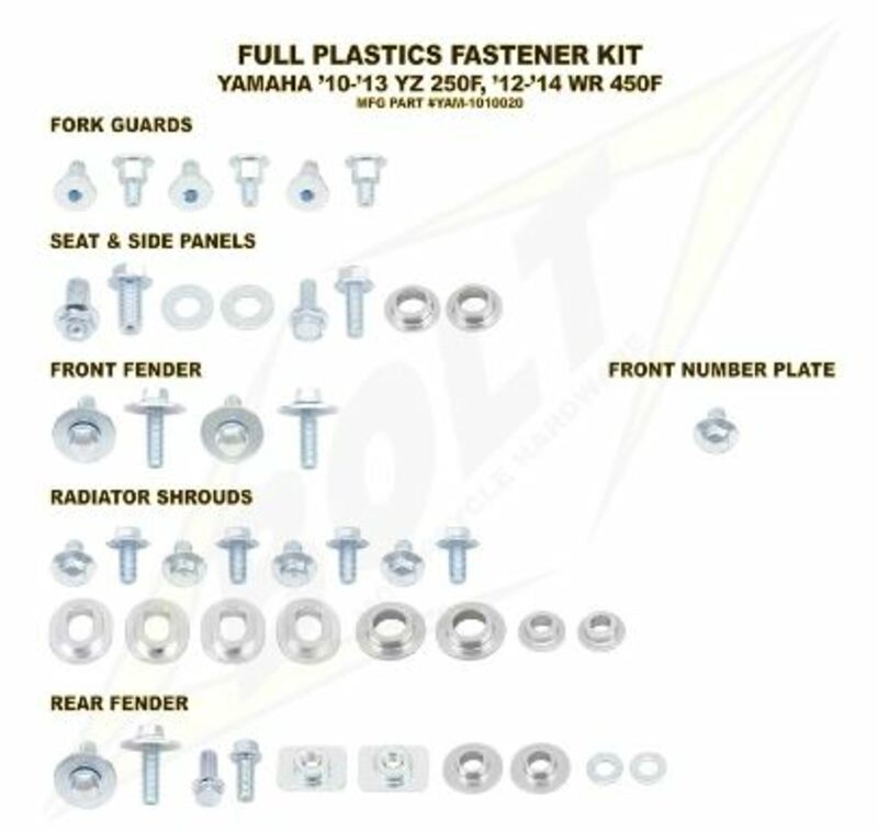 BOLT BOLT KIT 10-13 YZ250F