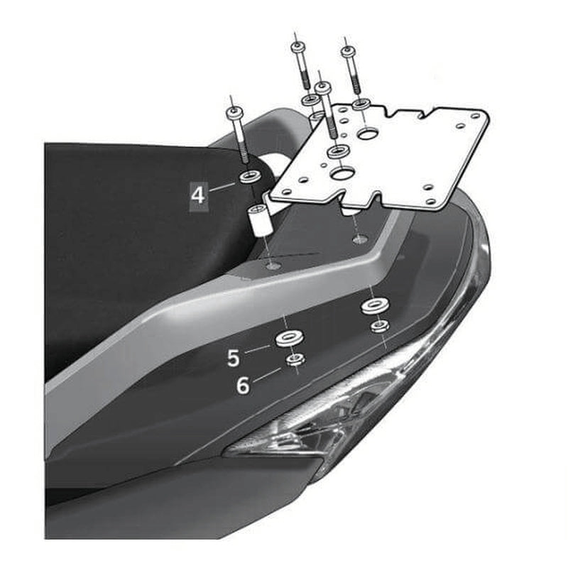 SHAD FITTING KIT TOP MASTER