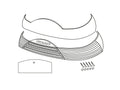 SHAD REFLECTOR SH46 RED