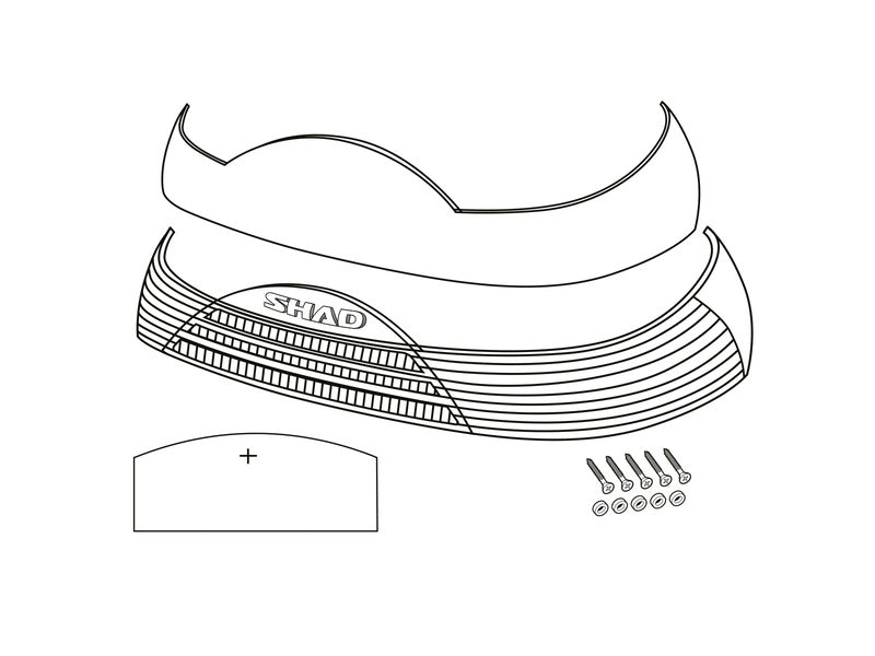 SHAD REFLECTOR SH46 RED