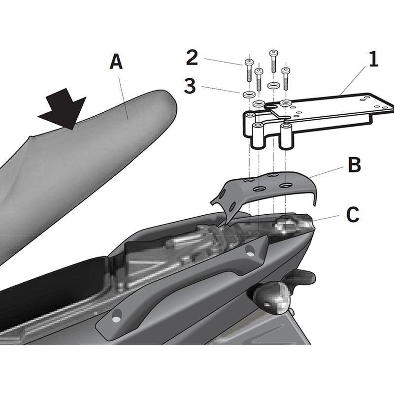 SHAD FITTING KIT TOP MASTER