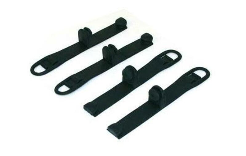 BIHR MOUNT KIT STRAPS RUBBER ORA