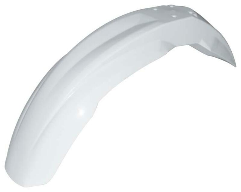 RTECH PLASTIC FRONT FENDER WHT