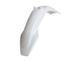 RTECH PLASTIC FRONT FENDER WHT