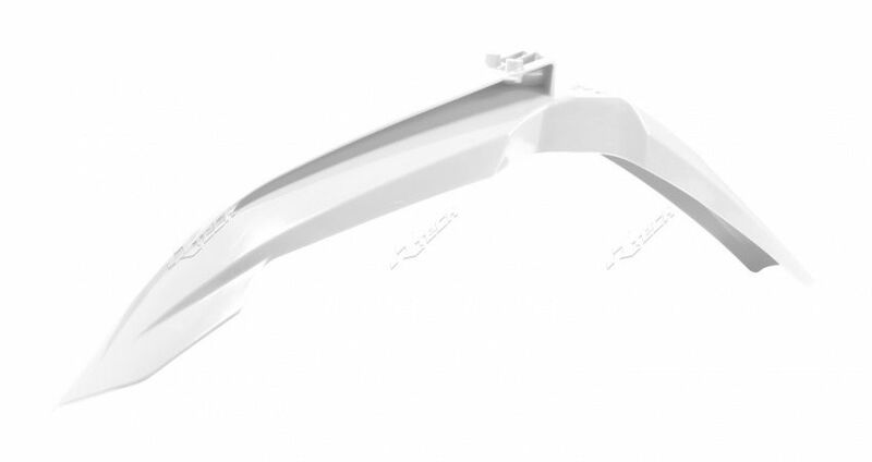 RTECH PLASTIC FRONT FENDER WHT