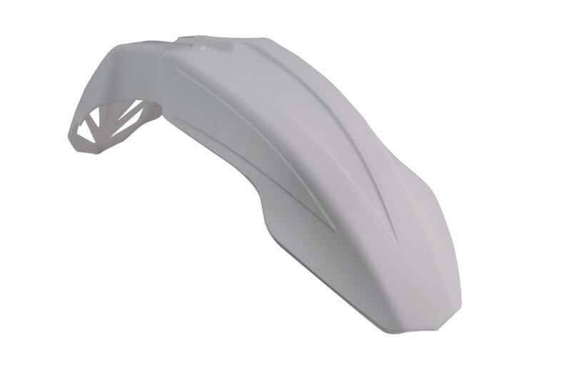 RTECH PLASTIC FRONT FENDER WHT