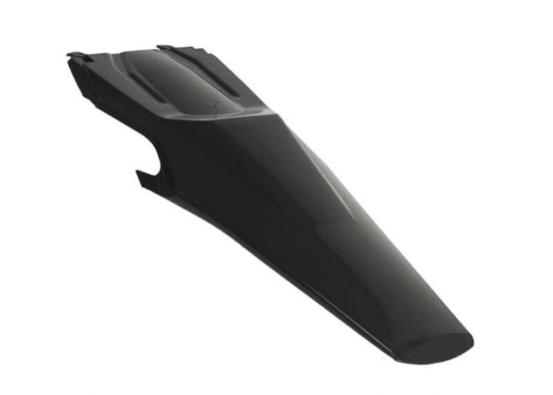 RTECH PLASTIC REAR FENDER BLK