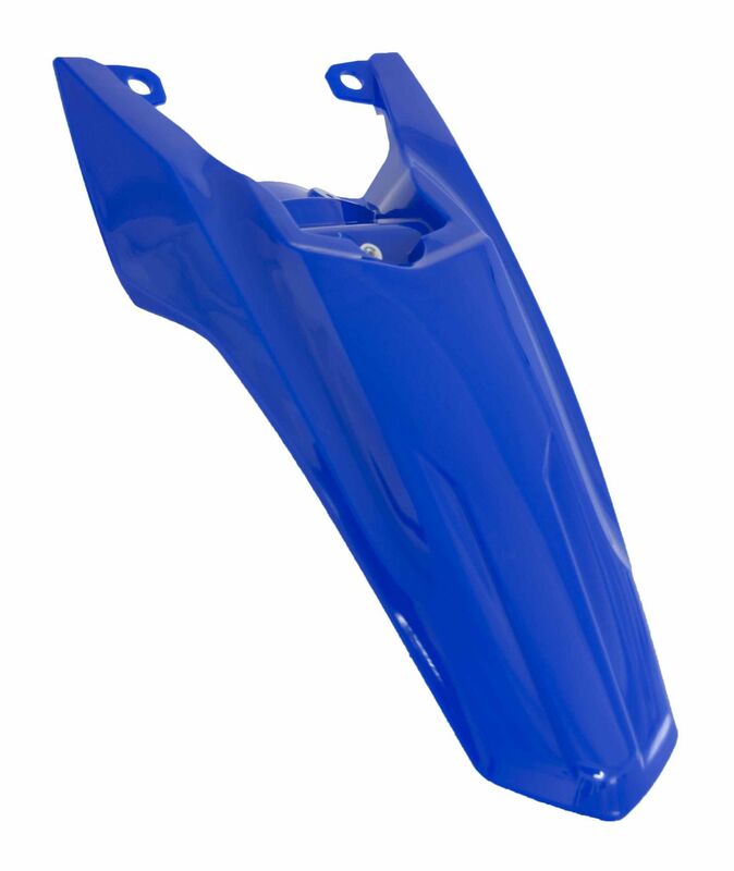 RTECH PLASTIC REAR FENDER BLU