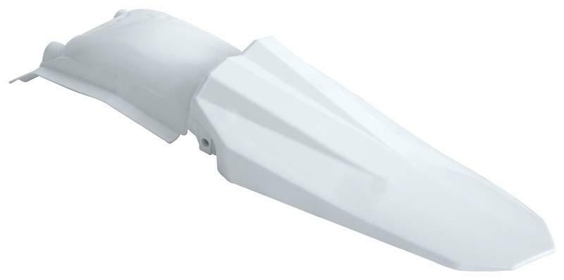 RTECH PLASTIC REAR FENDER WHT
