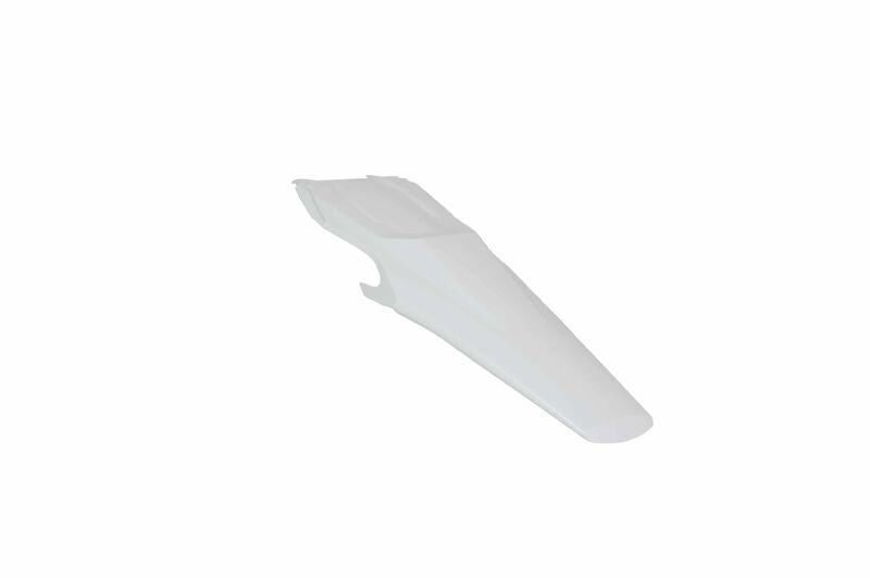 RTECH PLASTIC REAR FENDER WHT
