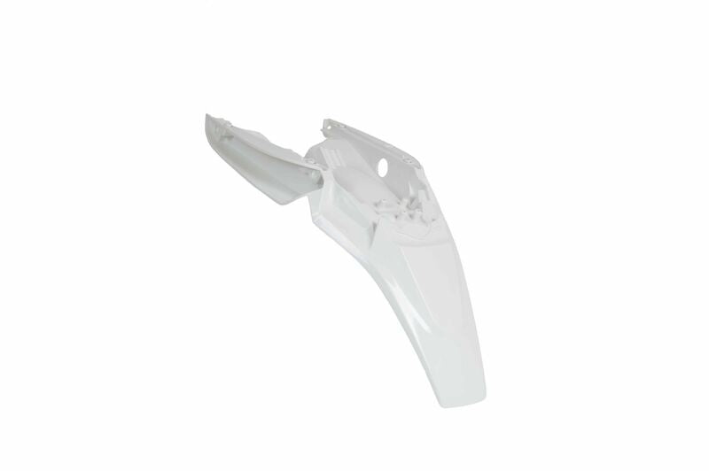 RTECH PLASTIC REAR FENDER WHT