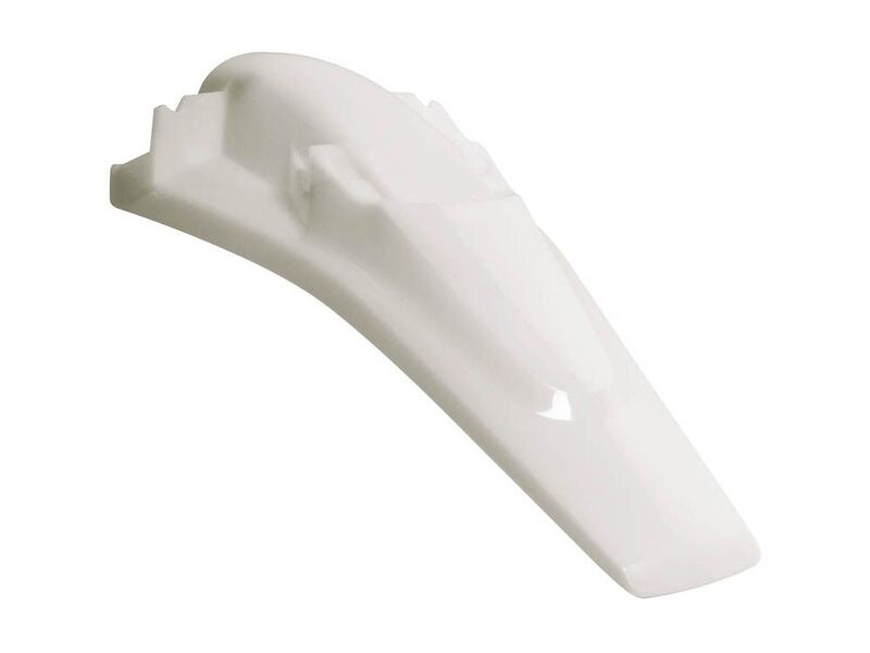 RTECH PLASTIC REAR FENDER WHT