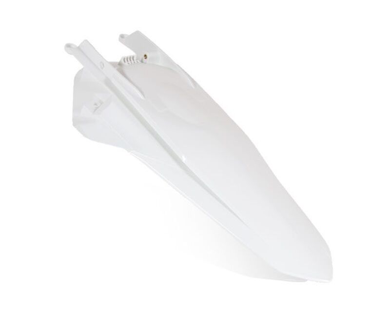 RTECH PLASTIC REAR FENDER WHT