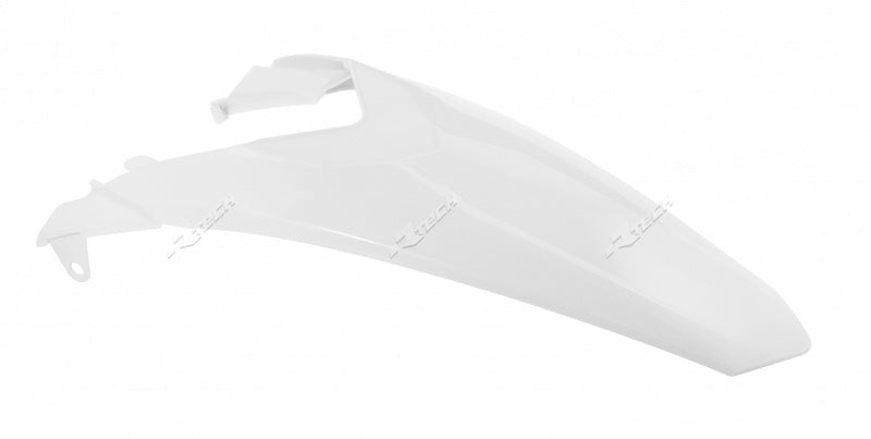 RTECH PLASTIC REAR FENDER WHT