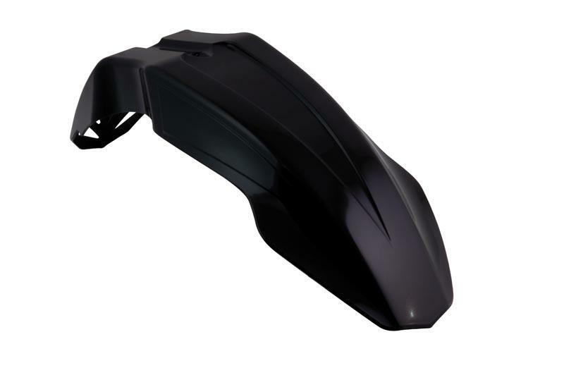 RTECH PLASTIC FRONT FENDER BLK