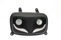 BIHR HEADLIGHT R-8 BOOSTER BLACK MAT