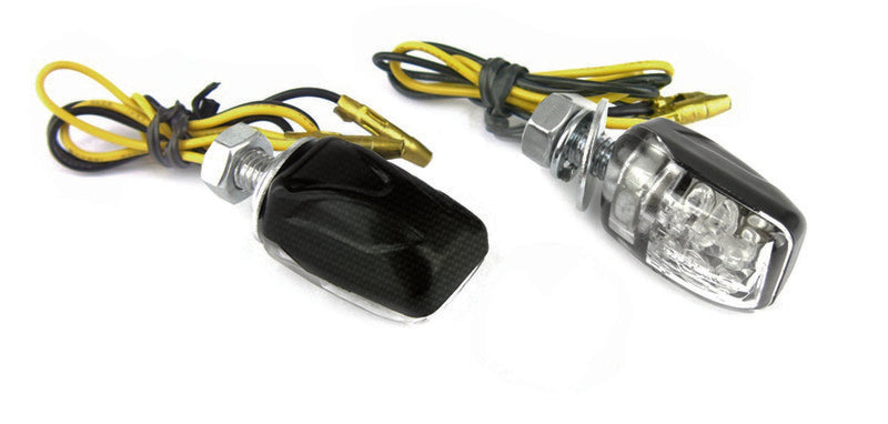 BIHR INDICATORS MICRO 6 LED WHT LENS CRB