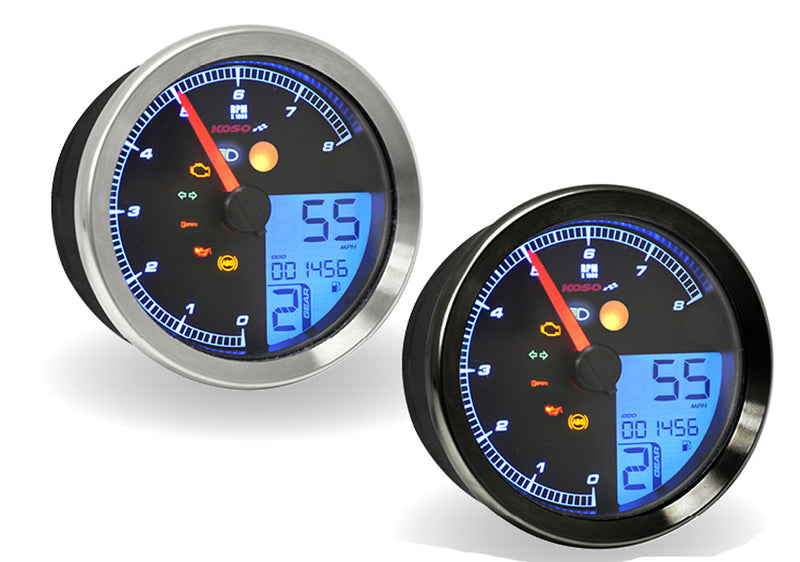 KOSO COUNTER SPEED - HD-01 CHROME