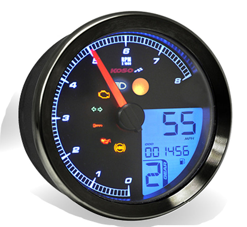 KOSO COUNTER SPEED - HD-01 BLACK