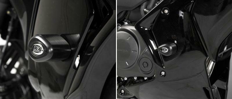 R&G CRASH PADS AERO BLK