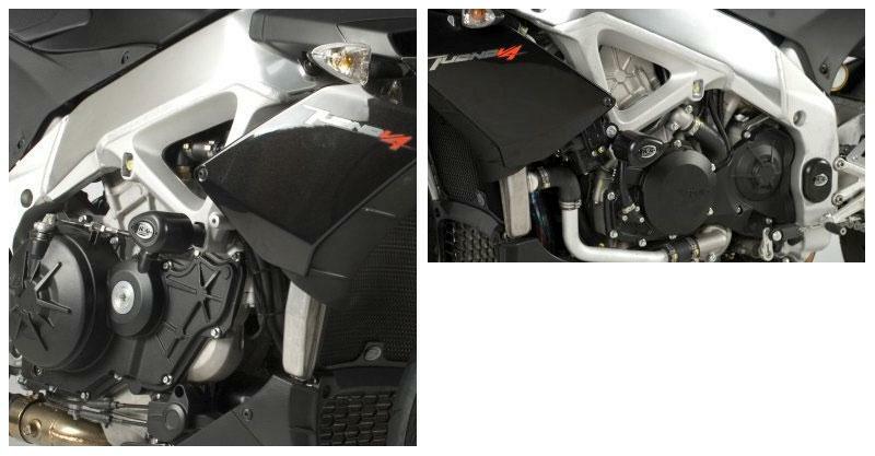 R&G CRASH PADS AERO BLK