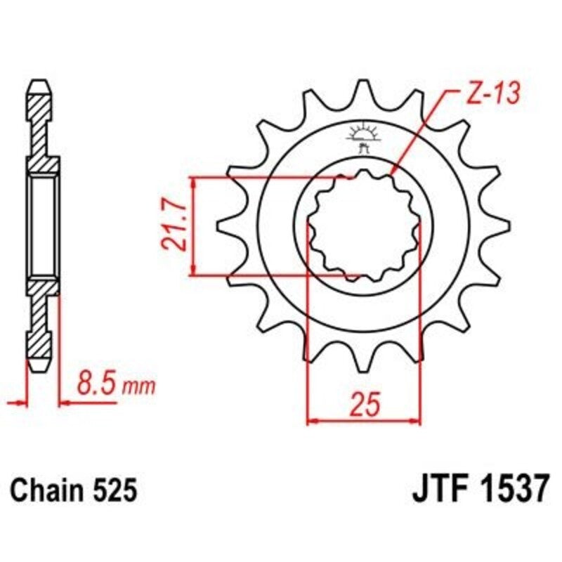 JTSPR FR SPROC 525 STEEL NFR 1537, 17