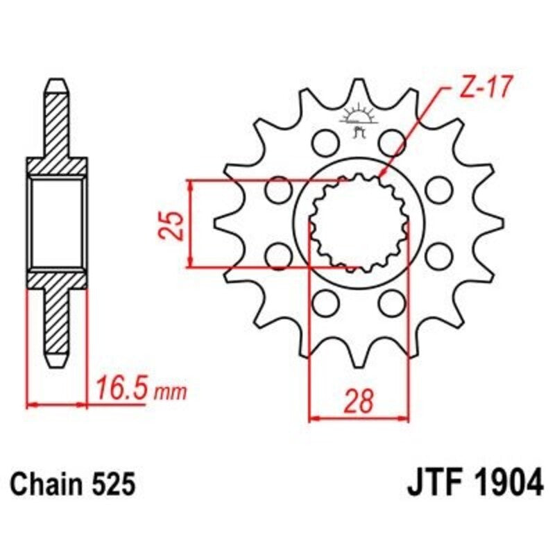 JTSPR FR SPROC 525 STEEL NFR 1904, 17