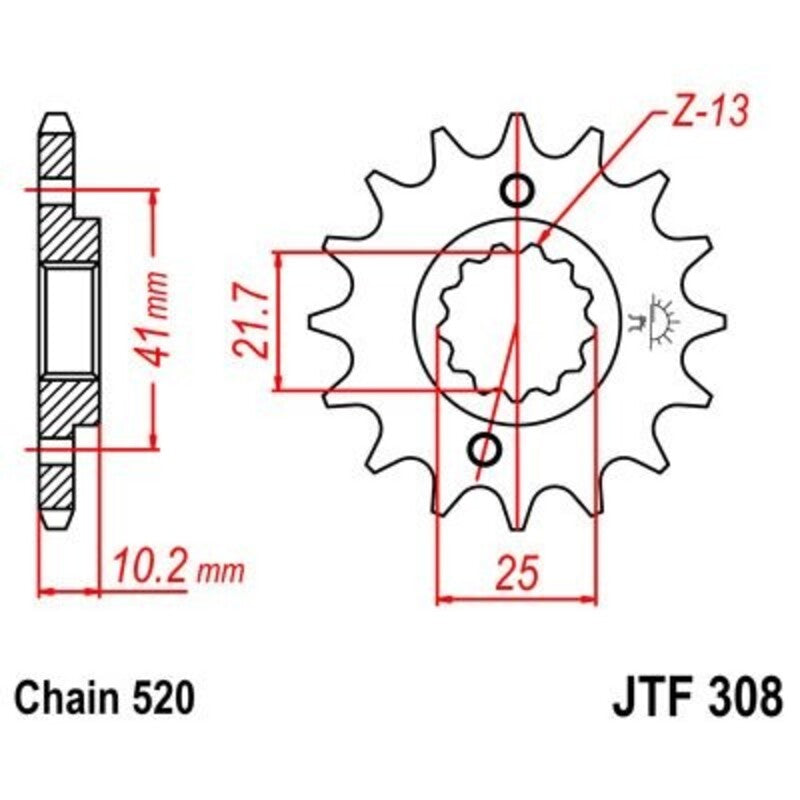 JTSPR FR SPROC 520 STEEL NFR 308, 15
