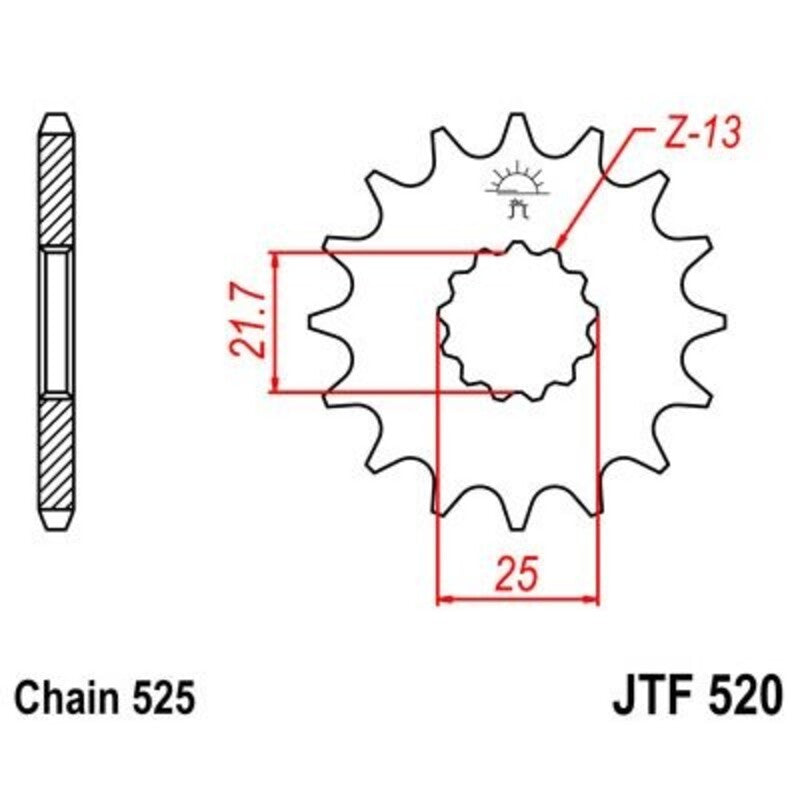 JTSPR FR SPROC 525 STEEL NFR 520, 15