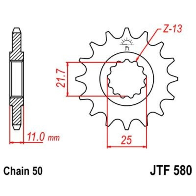 JTSPR FR SPROC 530 STEEL NFR 580, 17