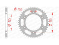 AFAM RR SPROC 520 STEEL ST 10320, 45
