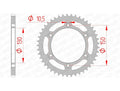 AFAM RR SPROC 520 STEEL ST 10501, 46