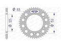 AFAM RR SPROC 520 ALU UL 11212, 46