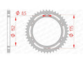 AFAM RR SPROC 520 STEEL ST 12301, 43