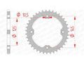 AFAM RR SPROC 520 STEEL ST 12407, 39