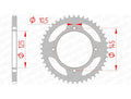 AFAM RR SPROC 520 STEEL ST 12505, 39