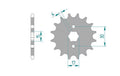 AFAM FR SPROC 420 STEEL ST 20101, 16