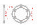 AFAM RR SPROC 520 STEEL ST 12508, 46