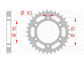 AFAM RR SPROC 530 STEEL ST 12600, 33