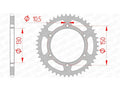 AFAM RR SPROC 520 STEEL ST 12604, 46