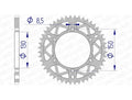 AFAM RR SPROC 520 ALU UL SC 13323, 50
