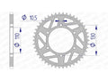 AFAM RR SPROC 520 ALU UL HA 13814, 50
