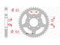 AFAM RR SPROC 428 STEEL ST 14101, 40
