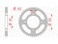 AFAM RR SPROC 428 STEEL ST 14213, 45