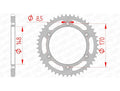 AFAM RR SPROC 520 STEEL ST 14501, 47