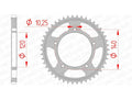 AFAM RR SPROC 525 STEEL ST 14604, 45