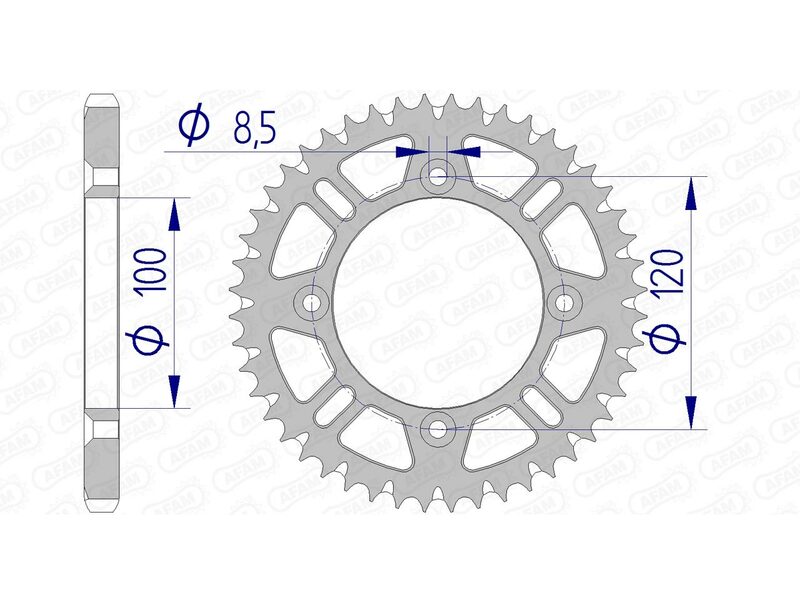 AFAM RR SPROC 428 ALU UL SC 15104, 49