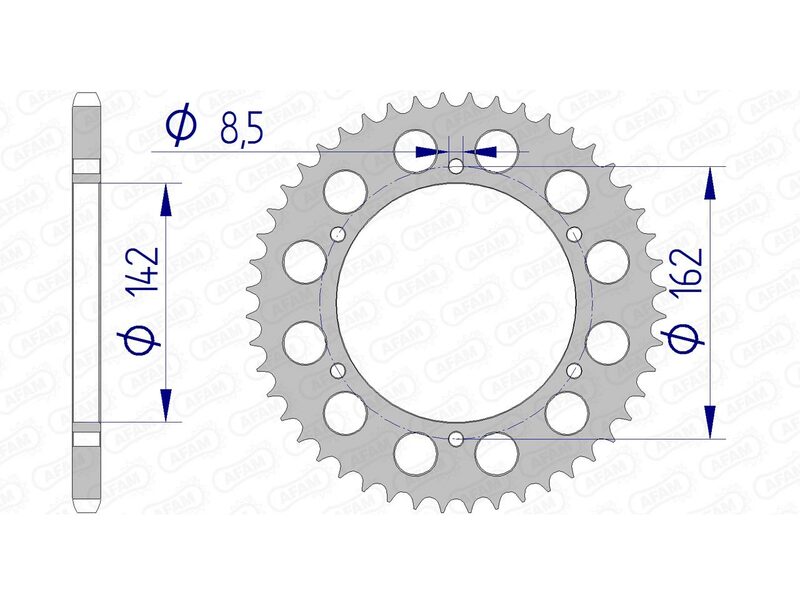 AFAM RR SPROC 520 ALU UL HA 15305, 48
