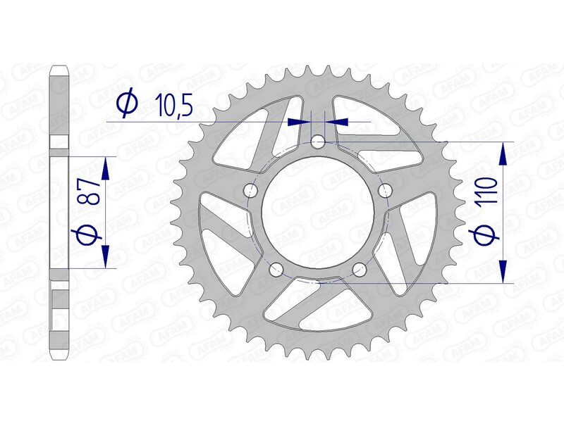 AFAM RR SPROC 520 ALU UL HA 15405, 47