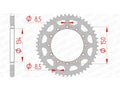 AFAM RR SPROC 520 STEEL ST 16204, 49